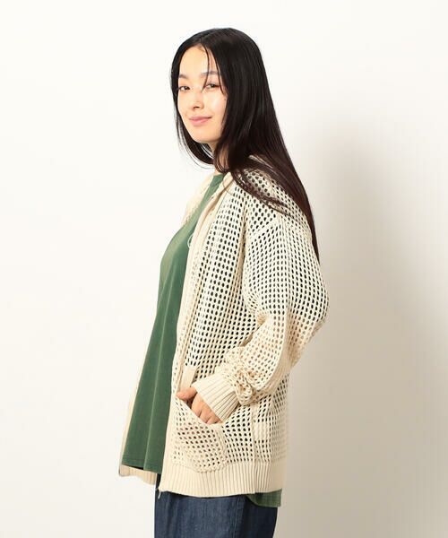 Purple&Yellow / パープルアンドイエロー パーカー | メッシュニットジップパーカ | 詳細16