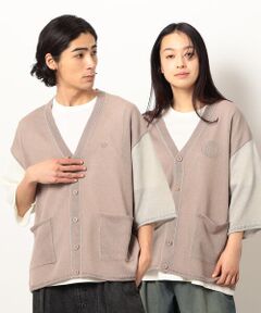 Purple&Yellow / パープルアンドイエロー カーディガン・ボレロ | シアーニットカーディガン