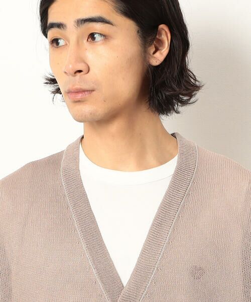 Purple&Yellow / パープルアンドイエロー カーディガン・ボレロ | シアーニットカーディガン | 詳細20