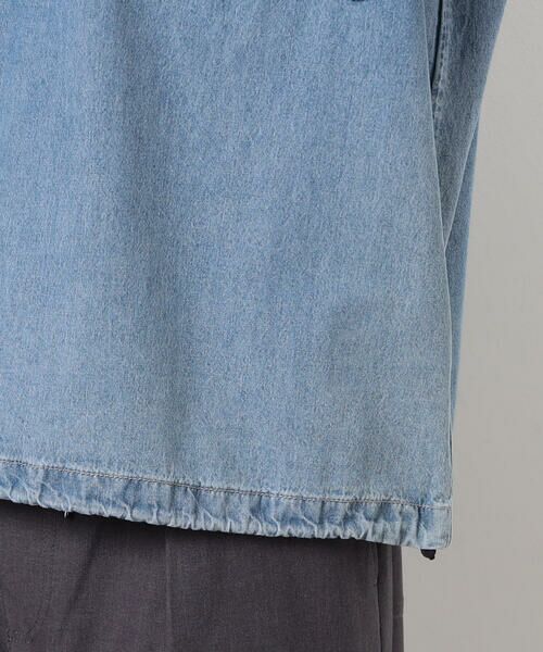 Purple&Yellow / パープルアンドイエロー カットソー | ライトオンスデニムダブルポケットプルオーバー | 詳細26