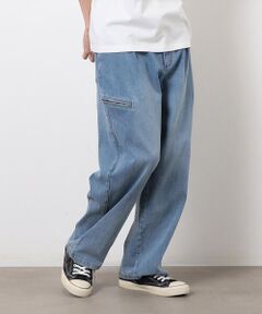 Purple&Yellow / パープルアンドイエロー デニムパンツ | ファスナーポケットデニムパンツ