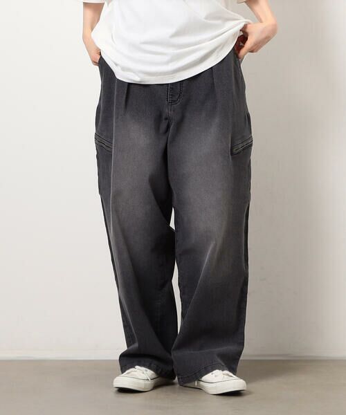 Purple&Yellow / パープルアンドイエロー デニムパンツ | ファスナーポケットデニムパンツ | 詳細12