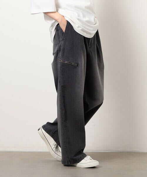 Purple&Yellow / パープルアンドイエロー デニムパンツ | ファスナーポケットデニムパンツ | 詳細13