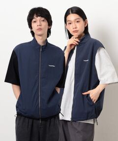 Purple&Yellow / パープルアンドイエロー ベスト | コットンナイロンツイルベスト