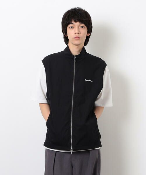 Purple&Yellow / パープルアンドイエロー ベスト | コットンナイロンツイルベスト | 詳細3