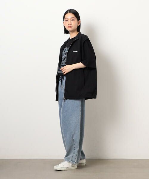 Purple&Yellow / パープルアンドイエロー ベスト | コットンナイロンツイルベスト | 詳細6