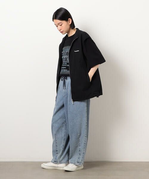 Purple&Yellow / パープルアンドイエロー ベスト | コットンナイロンツイルベスト | 詳細7