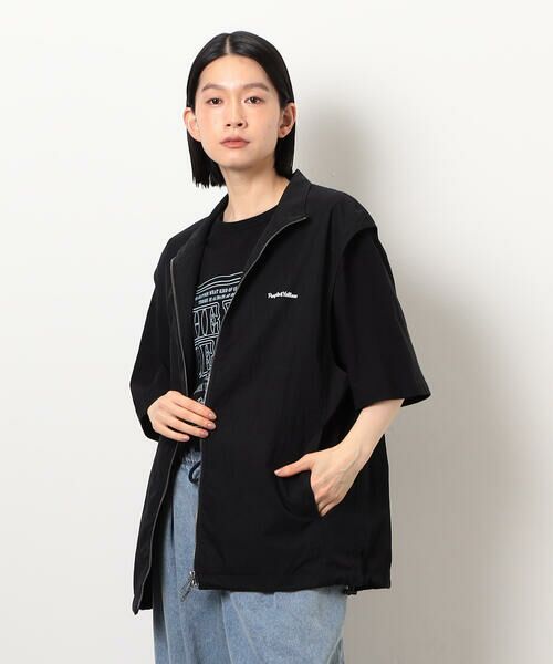 Purple&Yellow / パープルアンドイエロー ベスト | コットンナイロンツイルベスト | 詳細8