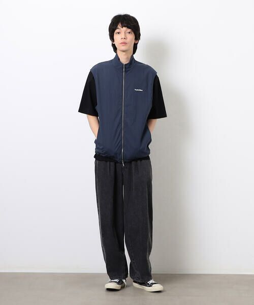 Purple&Yellow / パープルアンドイエロー ベスト | コットンナイロンツイルベスト | 詳細11