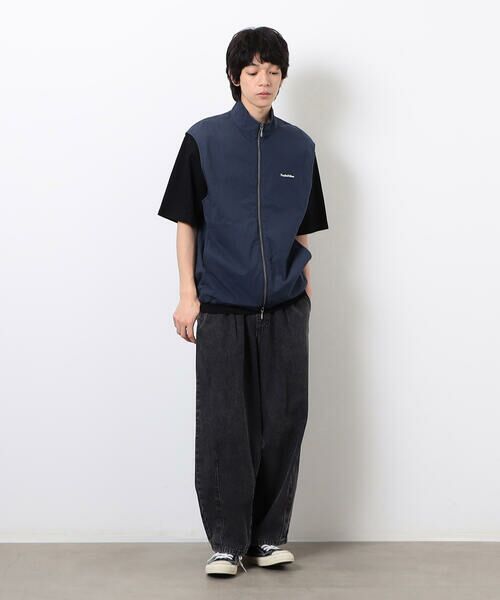 Purple&Yellow / パープルアンドイエロー ベスト | コットンナイロンツイルベスト | 詳細12