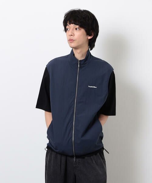 Purple&Yellow / パープルアンドイエロー ベスト | コットンナイロンツイルベスト | 詳細13