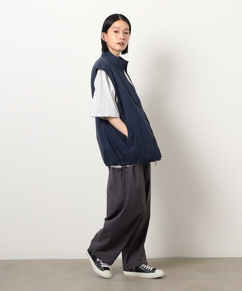 Purple&Yellow / パープルアンドイエロー ベスト | コットンナイロンツイルベスト | 詳細15