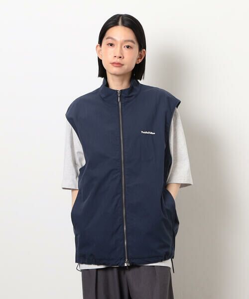 Purple&Yellow / パープルアンドイエロー ベスト | コットンナイロンツイルベスト | 詳細19