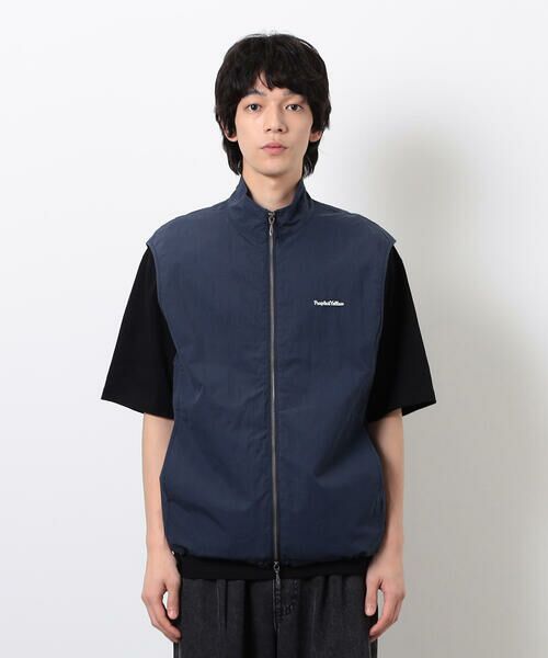 Purple&Yellow / パープルアンドイエロー ベスト | コットンナイロンツイルベスト | 詳細21