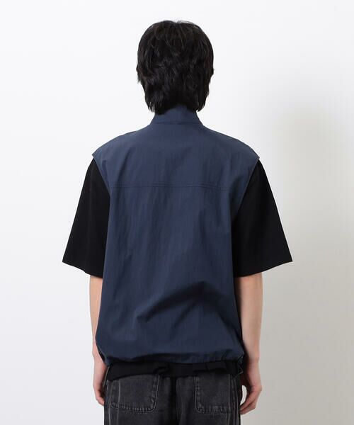 Purple&Yellow / パープルアンドイエロー ベスト | コットンナイロンツイルベスト | 詳細23