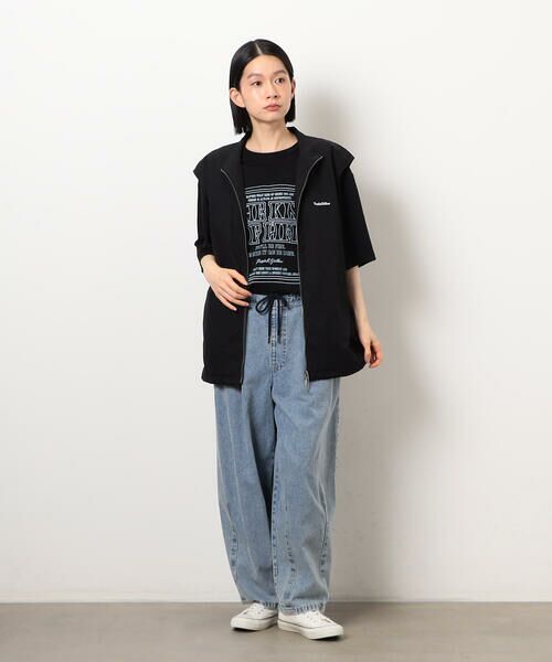 Purple&Yellow / パープルアンドイエロー スラックス・ドレスパンツ | 麻混ワイドテーパードパンツ | 詳細16