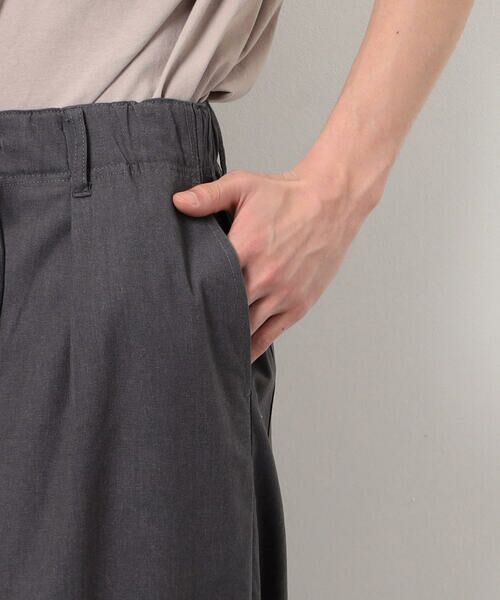 Purple&Yellow / パープルアンドイエロー スラックス・ドレスパンツ | 麻混ワイドテーパードパンツ | 詳細24