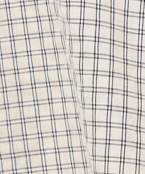 Purple&Yellow / パープルアンドイエロー シャツ・ブラウス | シアサッカーチェックシャツ | 詳細8