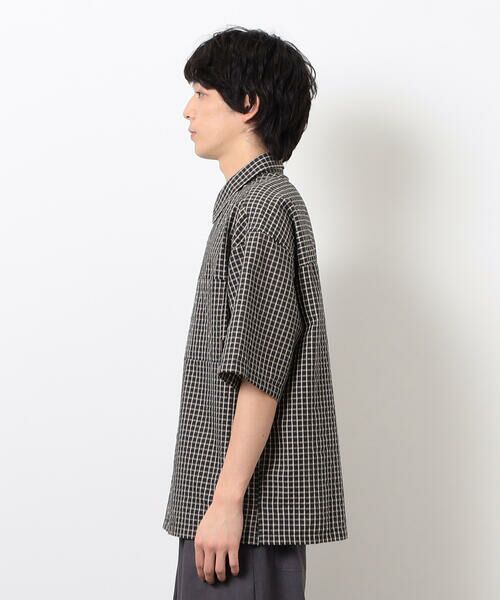 Purple&Yellow / パープルアンドイエロー シャツ・ブラウス | シアサッカーチェックシャツ | 詳細17