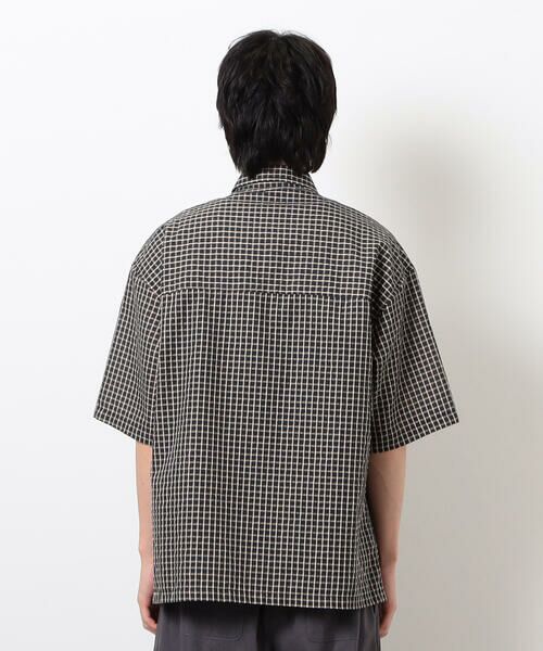 Purple&Yellow / パープルアンドイエロー シャツ・ブラウス | シアサッカーチェックシャツ | 詳細18