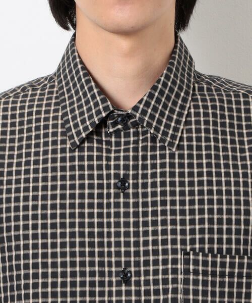 Purple&Yellow / パープルアンドイエロー シャツ・ブラウス | シアサッカーチェックシャツ | 詳細19