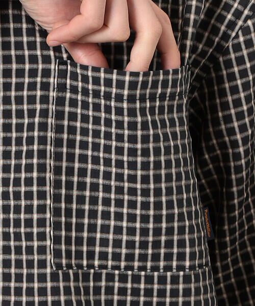 Purple&Yellow / パープルアンドイエロー シャツ・ブラウス | シアサッカーチェックシャツ | 詳細20