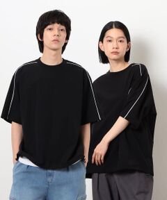 Purple&Yellow / パープルアンドイエロー カットソー | ナイロンストレッチトラックプルオーバー