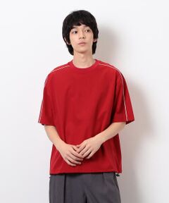 Purple&Yellow / パープルアンドイエロー カットソー | ナイロンストレッチトラックプルオーバー