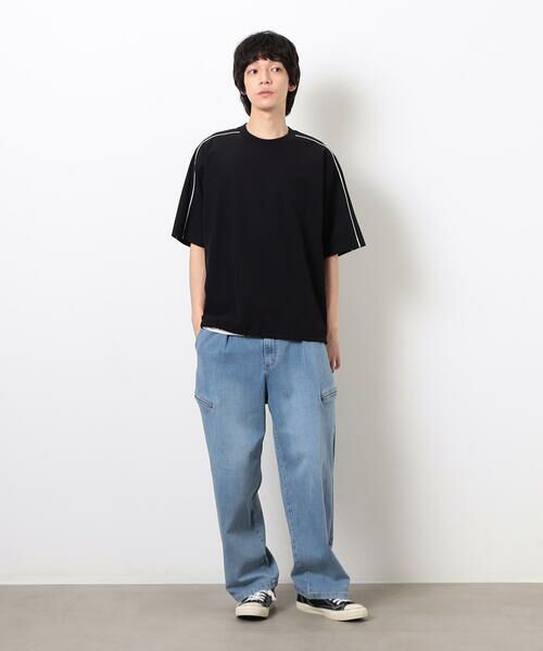 Purple&Yellow / パープルアンドイエロー カットソー | ナイロンストレッチトラックプルオーバー | 詳細1