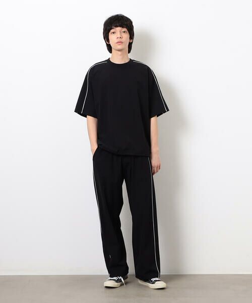 Purple&Yellow / パープルアンドイエロー カットソー | ナイロンストレッチトラックプルオーバー | 詳細3