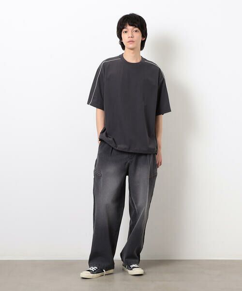 Purple&Yellow / パープルアンドイエロー カットソー | ナイロンストレッチトラックプルオーバー | 詳細14