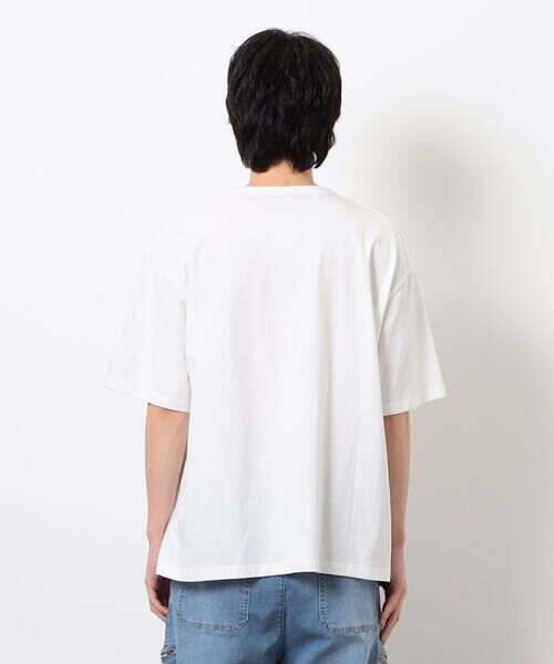 Purple&Yellow / パープルアンドイエロー Tシャツ | サークルロゴミニ刺繍半袖Ｔシャツ | 詳細10