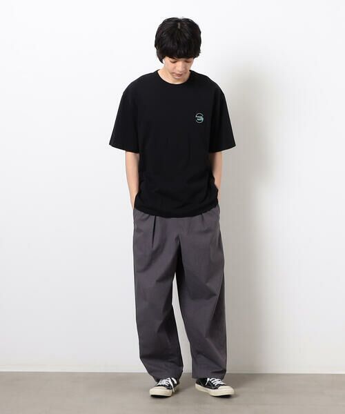 Purple&Yellow / パープルアンドイエロー Tシャツ | サークルロゴミニ刺繍半袖Ｔシャツ | 詳細18