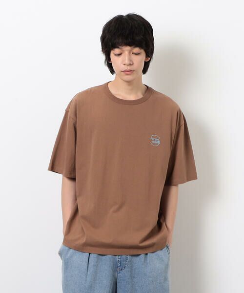 Purple&Yellow / パープルアンドイエロー Tシャツ | サークルロゴミニ刺繍半袖Ｔシャツ | 詳細26