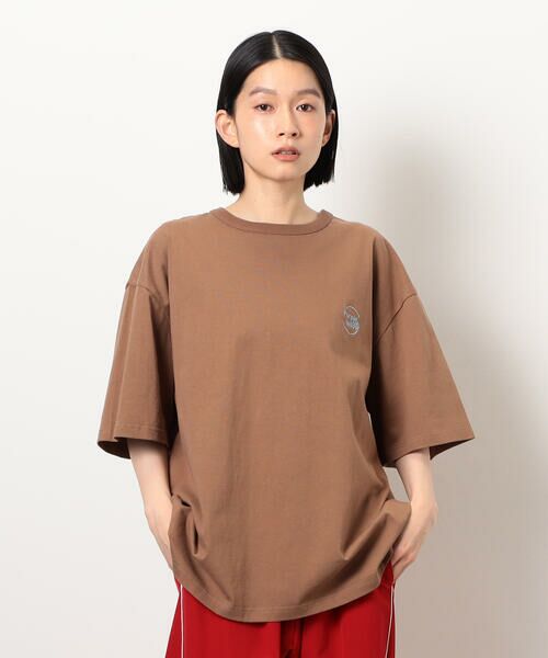 Purple&Yellow / パープルアンドイエロー Tシャツ | サークルロゴミニ刺繍半袖Ｔシャツ | 詳細29