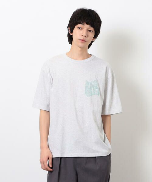 ◆LEONARD FASHION ◆半袖Tシャツ M 涼しげブルー ◇LEONARD FASHION ◇半袖Tシャツ M 涼しげブルー