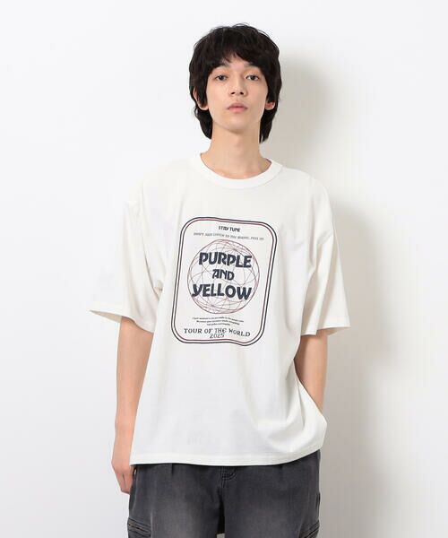 セール】 フロスト加工ツアー風プリント半袖Tシャツ （Tシャツ