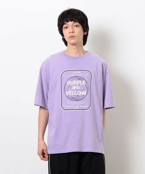 セール】 フロスト加工ツアー風プリント半袖Tシャツ （Tシャツ