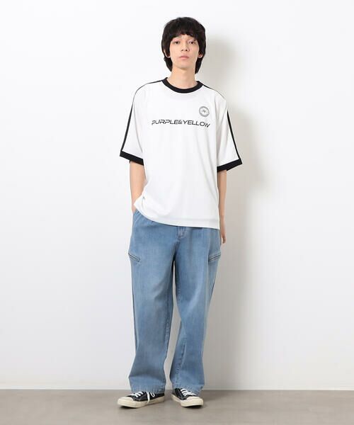 timelesz チャコールグレー Tシャツ メッセージプリント半袖Tシャツ （Tシャツ）｜Purple&Yellow