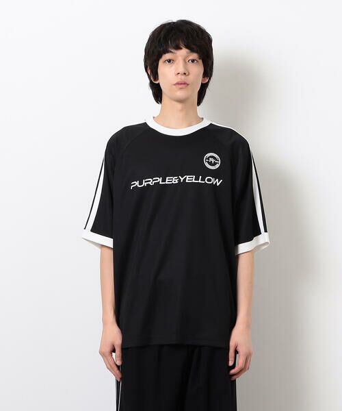 timelesz チャコールグレー Tシャツ メッセージプリント半袖Tシャツ （Tシャツ）｜Purple&Yellow