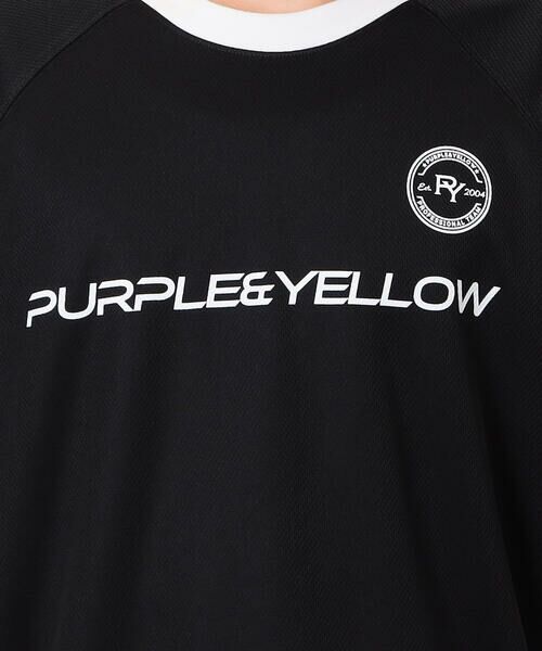 Purple&Yellow / パープルアンドイエロー Tシャツ | メッシュラグランゲームTシャツ | 詳細23