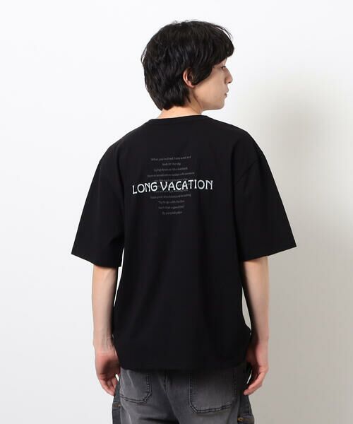 Newera☆ OUTDOOR DOPAMIN BRIGHTS FLOCKING 半袖Tシャツ 全2色 メッセージプリント半袖Tシャツ （Tシャツ）｜Purple&Yellow