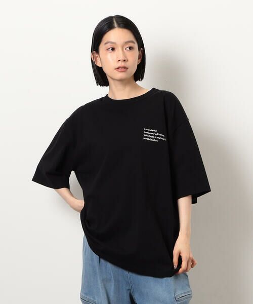 Purple&Yellow / パープルアンドイエロー Tシャツ | メッセージプリント半袖Ｔシャツ | 詳細18