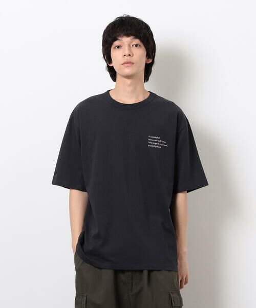 Purple&Yellow / パープルアンドイエロー Tシャツ | メッセージプリント半袖Ｔシャツ | 詳細21