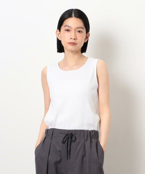 Purple&Yellow / パープルアンドイエロー タンクトップ | リブタンクトップ | 詳細6