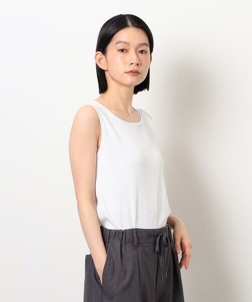 Purple&Yellow / パープルアンドイエロー タンクトップ | リブタンクトップ | 詳細7