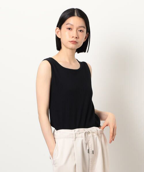 Purple&Yellow / パープルアンドイエロー タンクトップ | リブタンクトップ | 詳細13