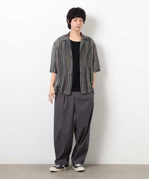 Purple&Yellow / パープルアンドイエロー タンクトップ | リブタンクトップ | 詳細9