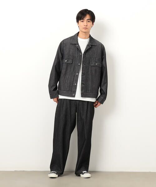 Purple&Yellow / パープルアンドイエロー ブルゾン | ライトオンスデニムＧジャン | 詳細1