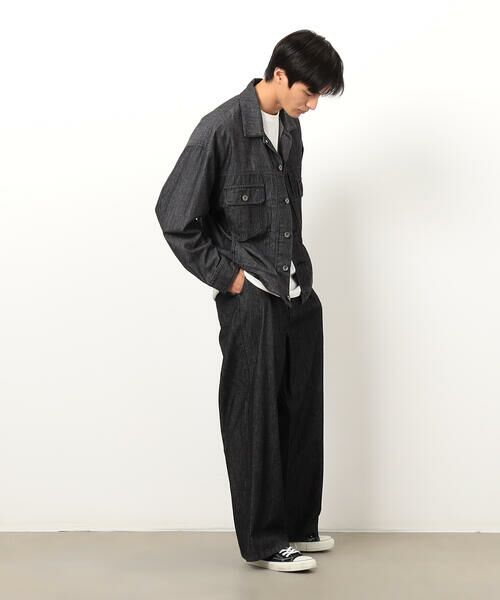 Purple&Yellow / パープルアンドイエロー ブルゾン | ライトオンスデニムＧジャン | 詳細2